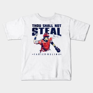 Yadier Molina Thou Shall Not Steal Kids T-Shirt